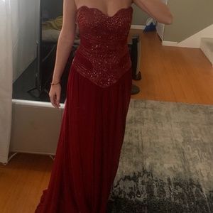 Mandalay Red Gown